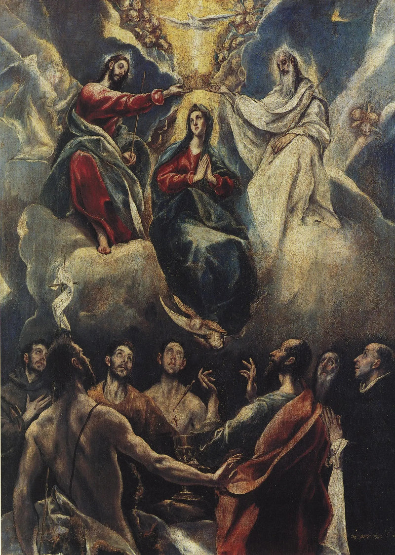 Die Krönung der Jungfrau - El Greco