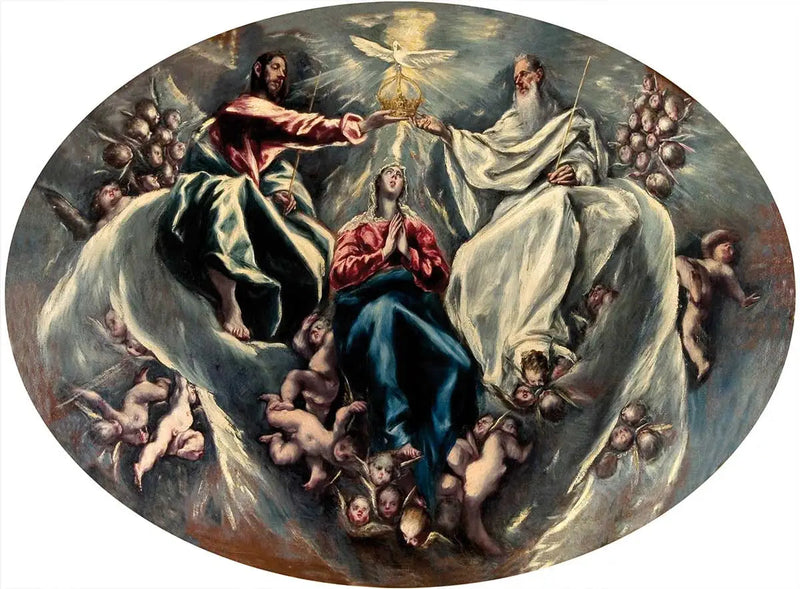 Die Krönung der Jungfrau - El Greco