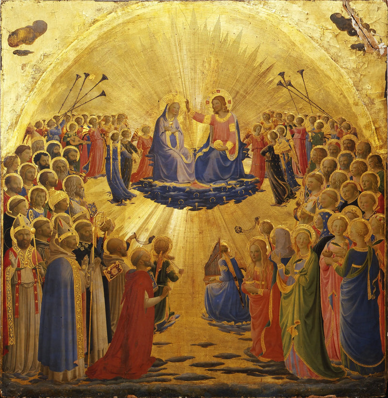 Die Krönung der Jungfrau - Fra Angelico