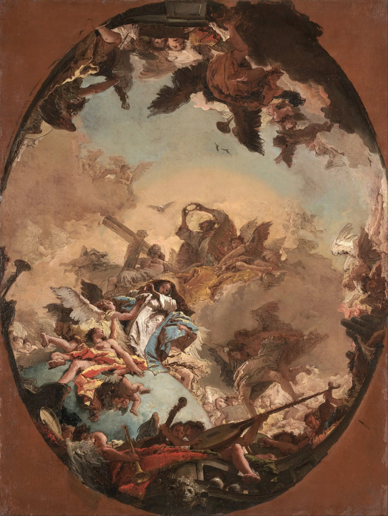 Der Himmelfahrt der Jungfrau - Giovanni Battista Tiepolo