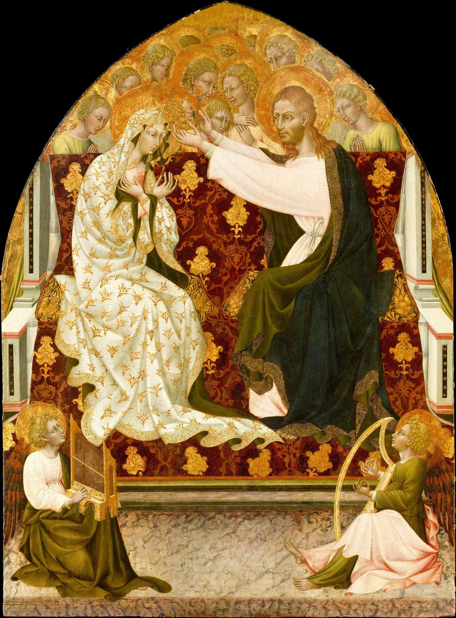 Die Krönung der Jungfrau - Giovanni di Paolo