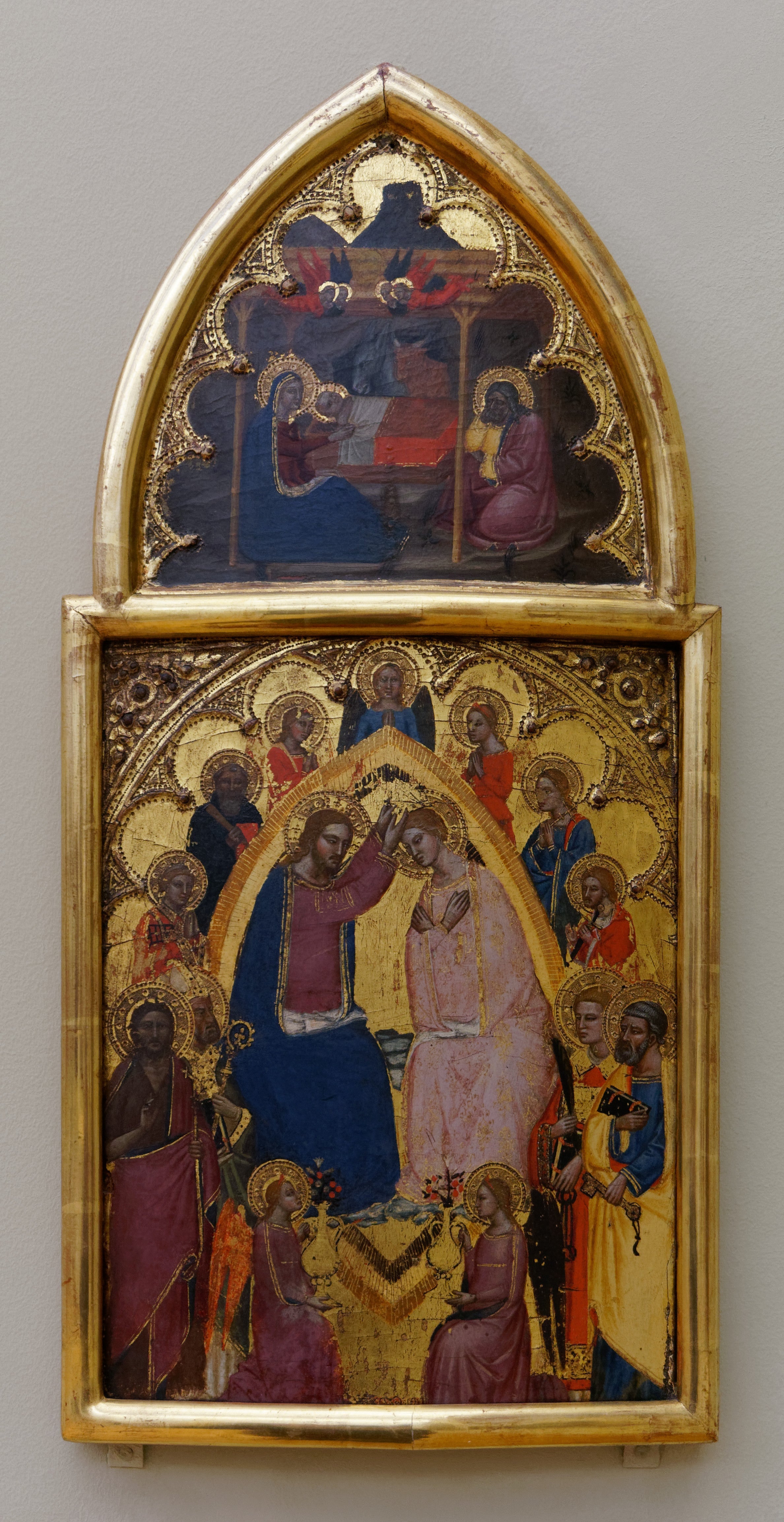 le Couronnement de la vierge - Jacopo di Cione - Alpha Reproduction