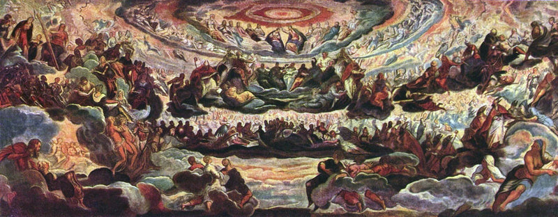 Die Krönung der Jungfrau - Jacopo Tintoretto