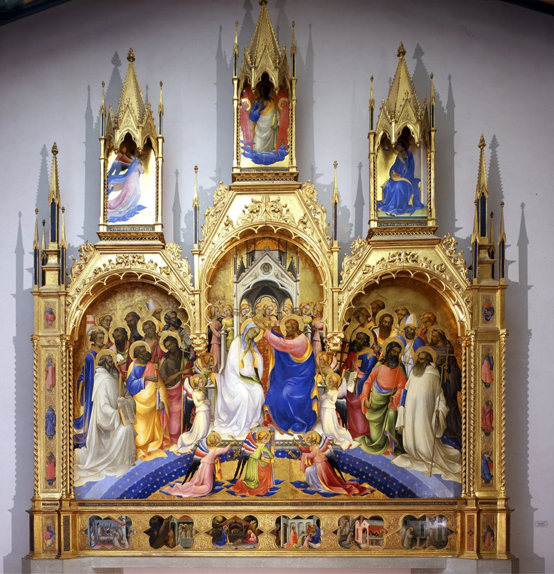 Die Krönung der Jungfrau - Lorenzo Monaco
