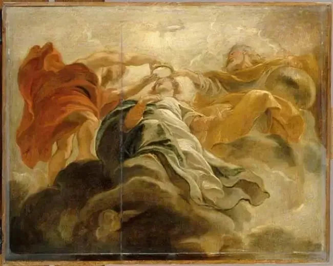 Die Krönung der Jungfrau - Peter Paul Rubens