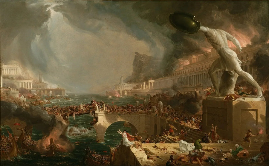 Der Kurs des Imperiums : Zerstörung - Thomas Cole
