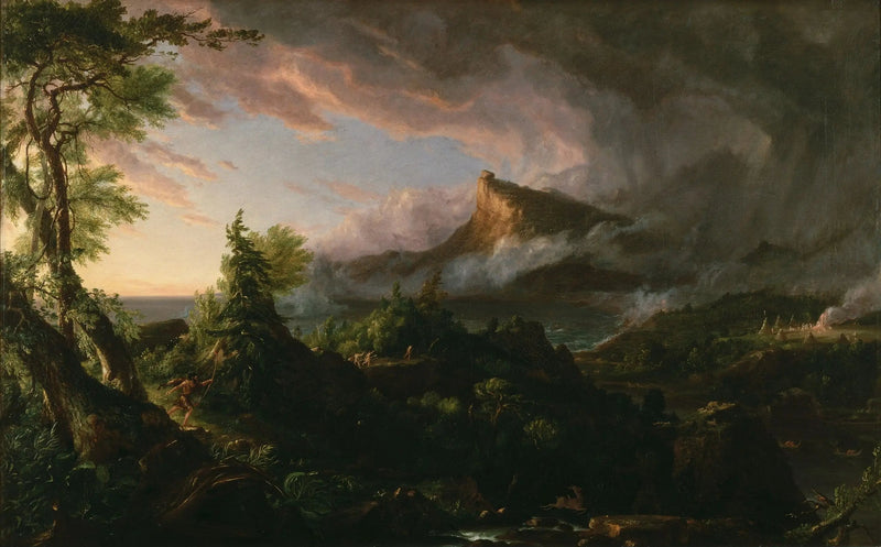 Der Kurs des Imperiums : der wilde Zustand - Thomas Cole
