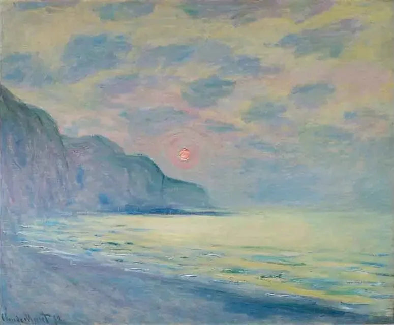 Das Sonnenkloster, das neblige Wetter, Pourville - Claude Monet
