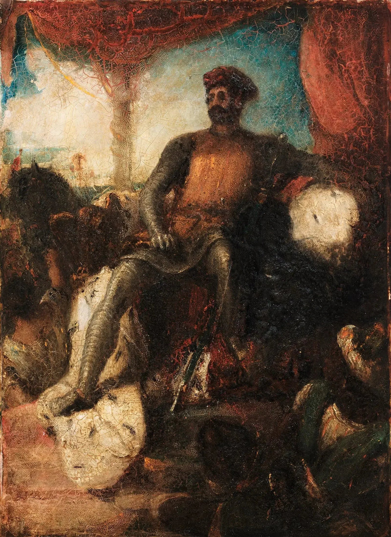 Der Kreuzritter - Eugène Delacroix