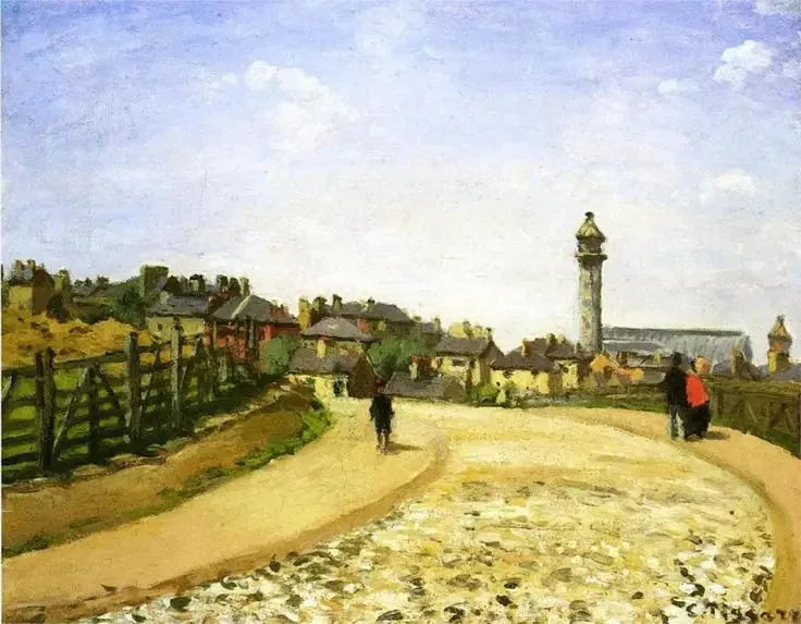 Der Crystal Palace, Upper Norwood - Camille Pissarro