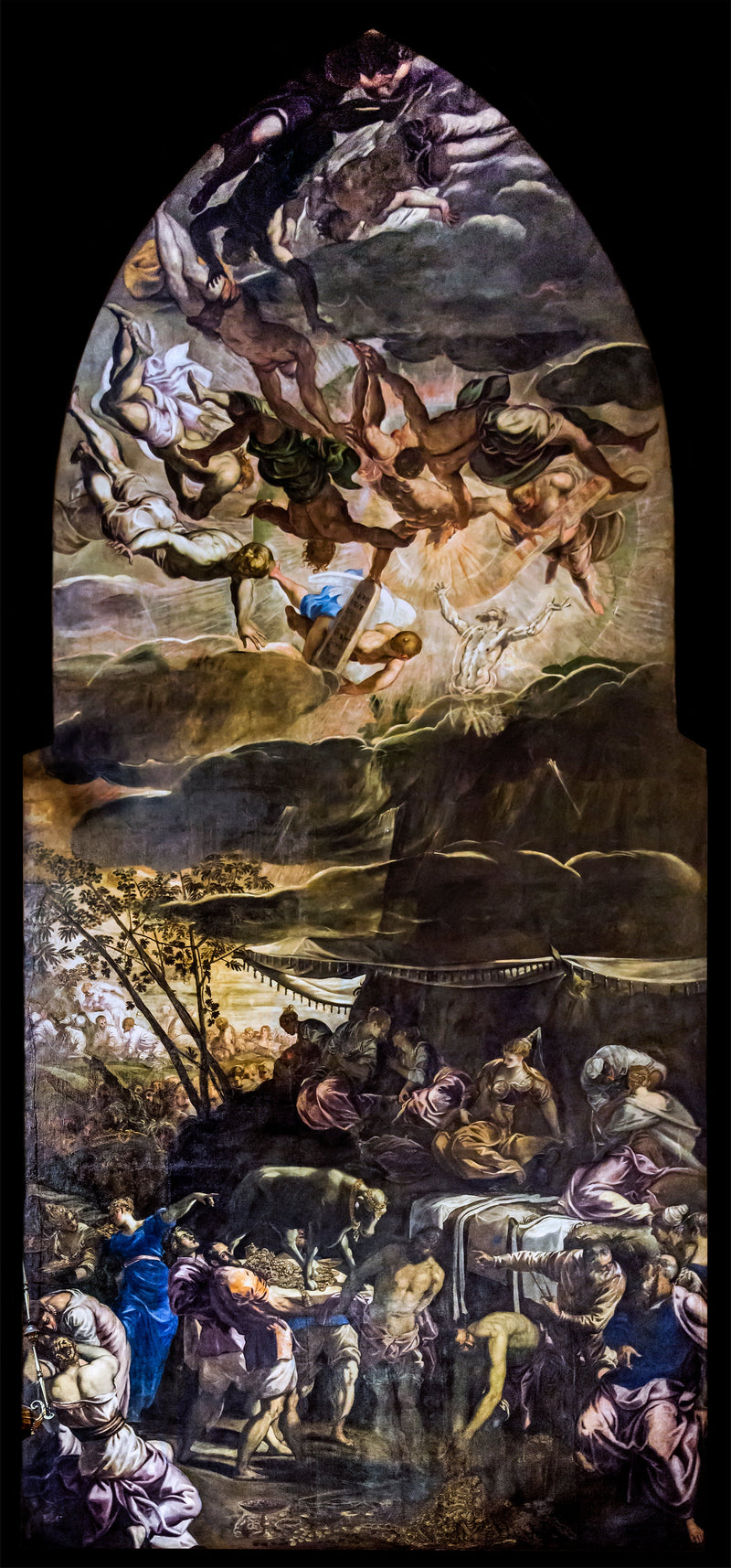 Der Kult des goldenen Kalbes - Jacopo Tintoretto