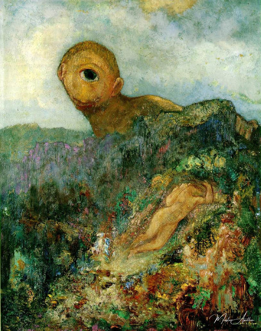 Le Cyclope - Odilon redon - Reproductions de tableaux et peintures haut de gamme