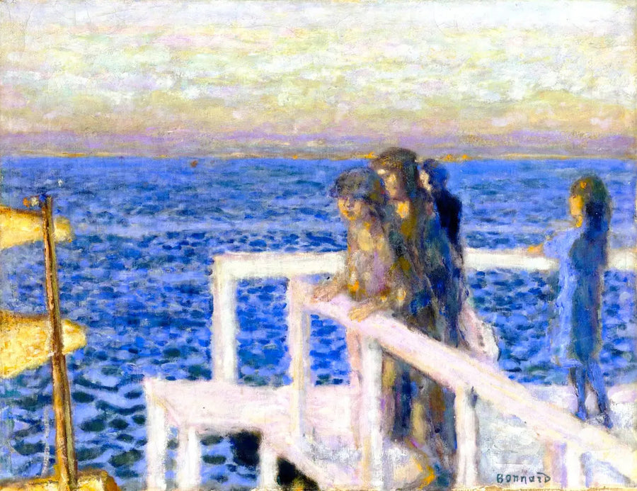 Der Anlegesteg von Cannes - Pierre Bonnard