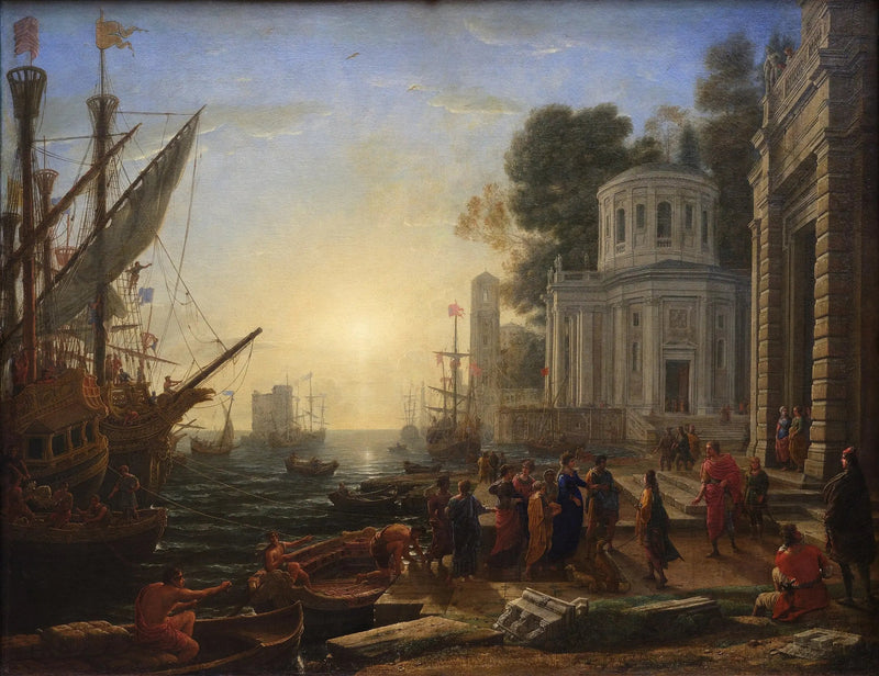 Die Landung der Kleopatra in Tarsus - Claude Lorrain