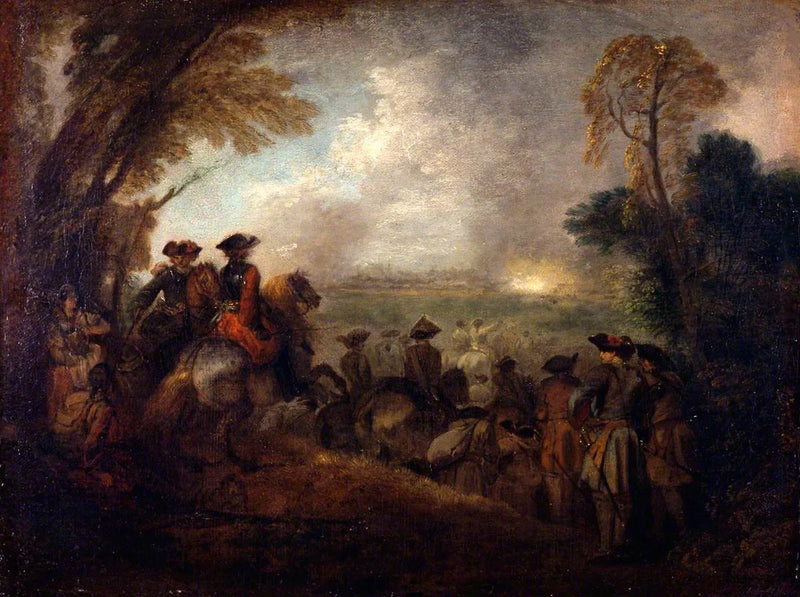 Der Umzug - Antoine Watteau
