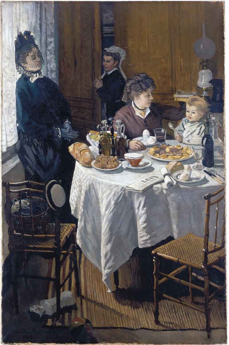 Das Frühstück - Claude Monet