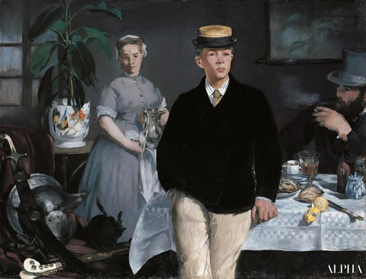 Le Déjeuner dans l'atelier - Edouard Manet - Reproductions de tableaux et peintures haut de gamme