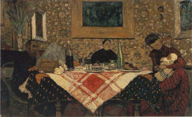 Das Familienessen - Édouard Vuillard