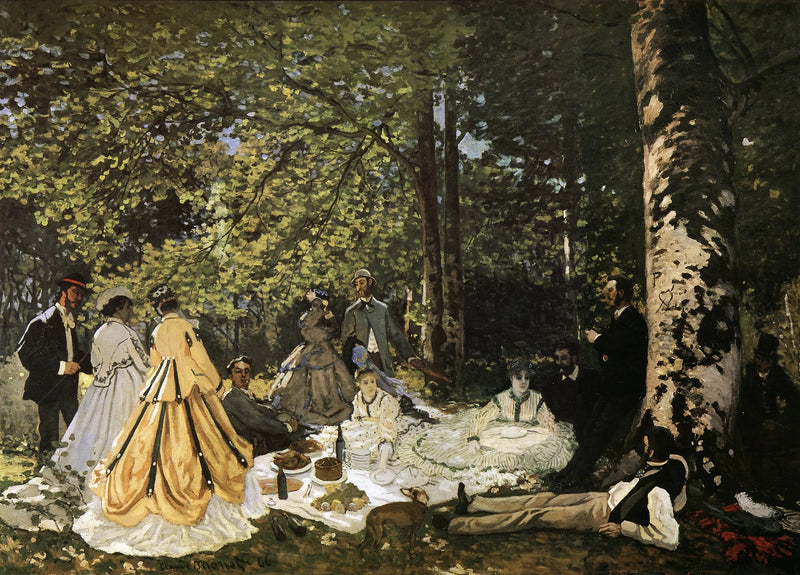 Das Frühstück im Grünen - Claude Monet
