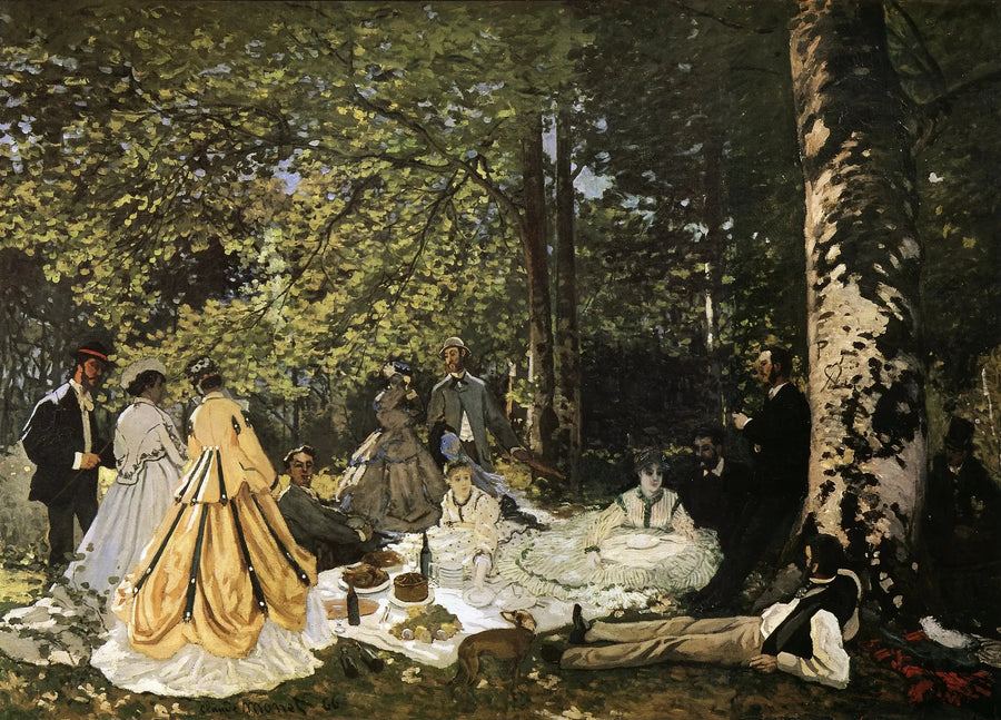 Das Frühstück im Grünen - Claude Monet
