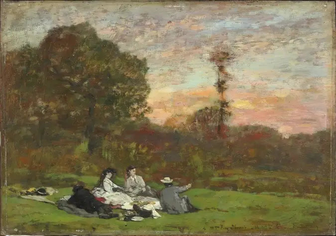 Das Frühstück im Freien - Eugène Boudin