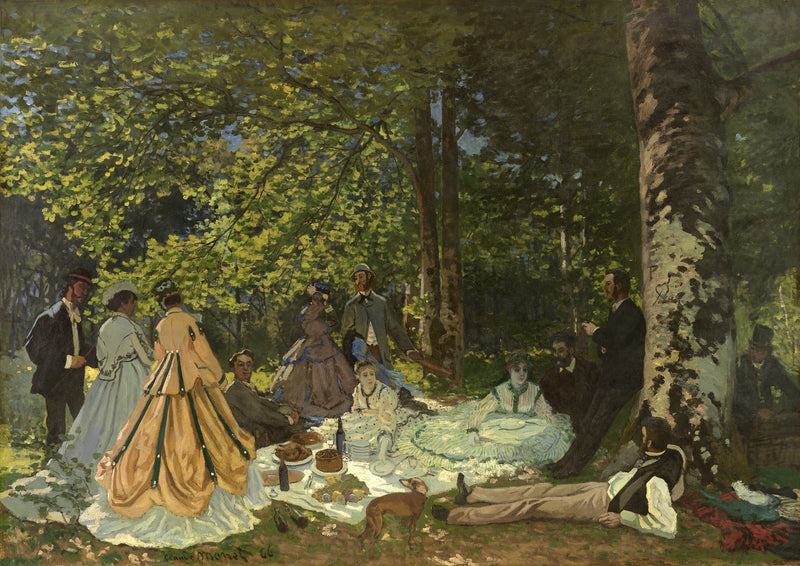 Mittagessen auf dem Gras W62 - Claude Monet