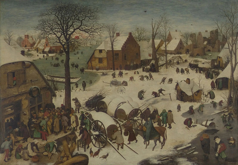 Die Volkszählung von Bethlehem - Pieter Brueghel der Ältere