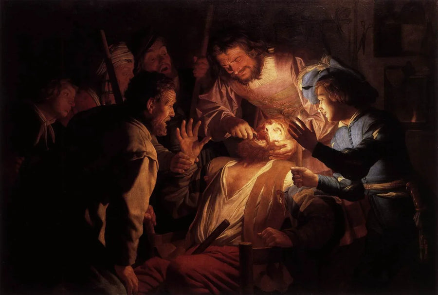 Der Zahnarzt - Gerrit van Honthorst
