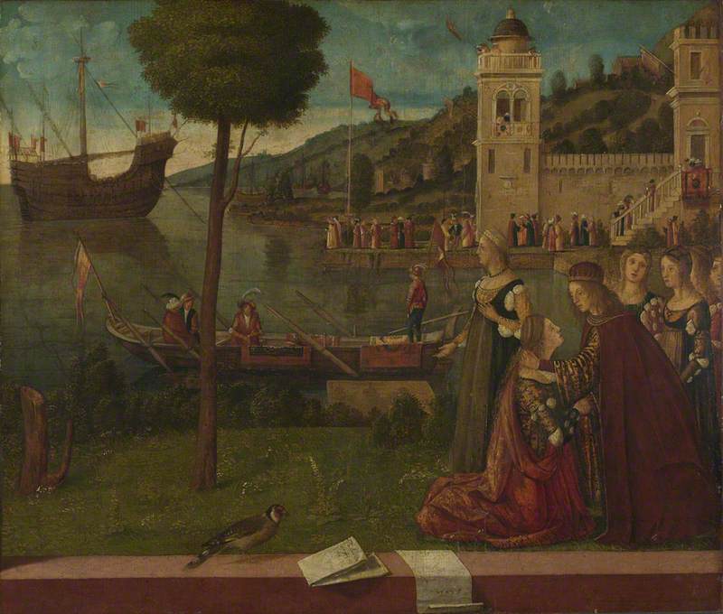 Der Abschied von Ceyx - Vittore Carpaccio