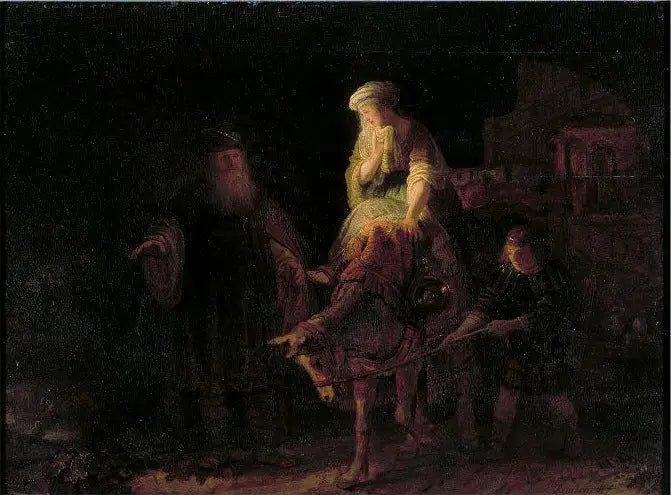 Der Abschied der Sunamitin - Rembrandt