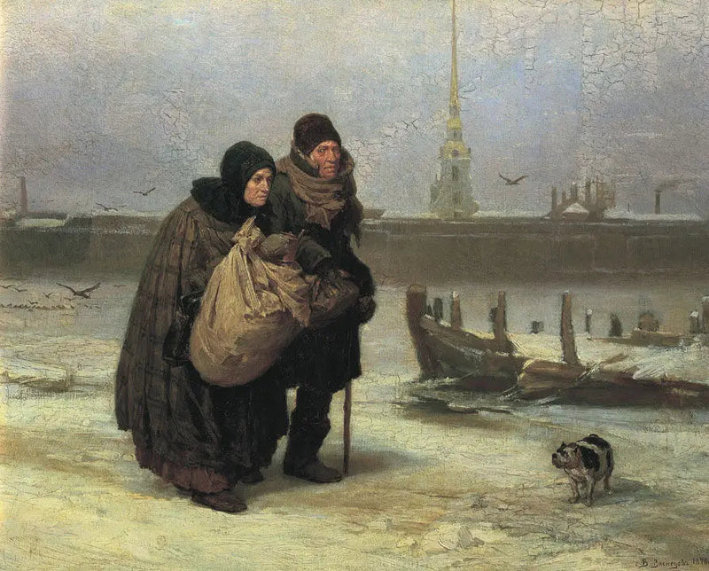 Der Abschied vom Haus - Viktor Vasnetsov