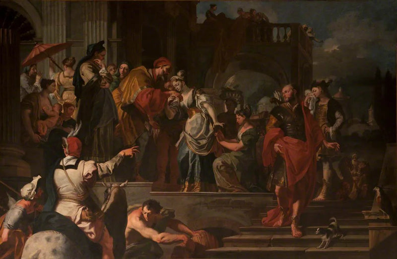 Der Abschied von Rebecca - Francesco Solimena