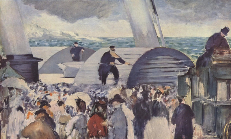 Der Abgang des Dampfers von Folkestone - Édouard Manet