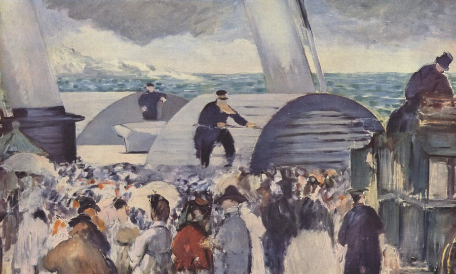 Der Abgang des Dampfers von Folkestone - Édouard Manet
