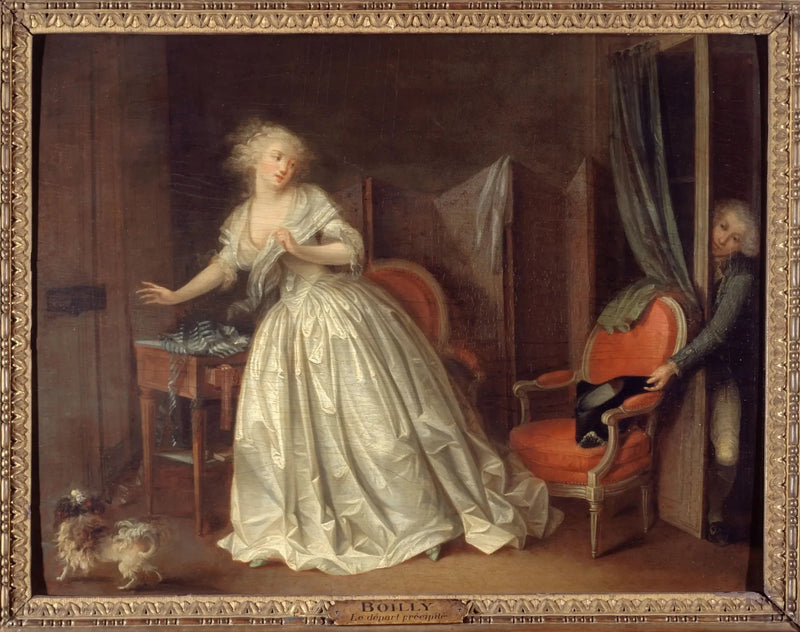 Der hastige Abgang - Louis-Léopold Boilly