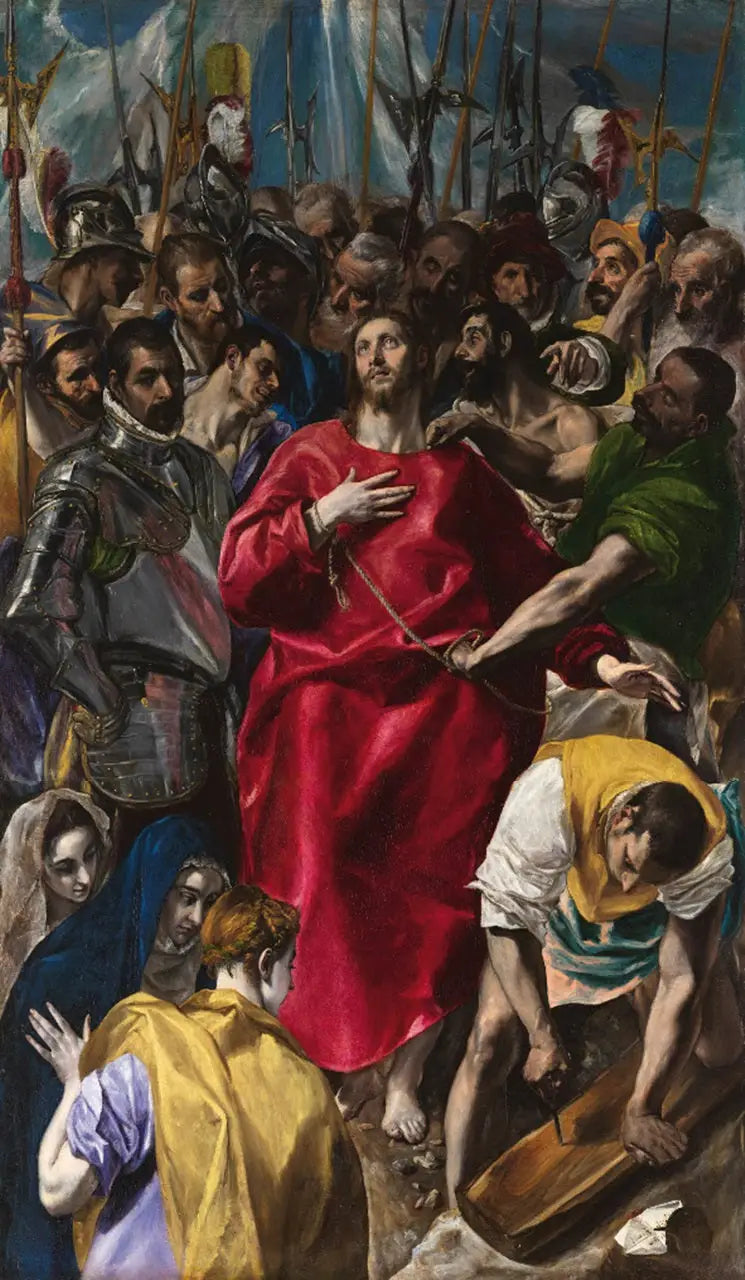 Le Dépouillement du Christ - El Greco image 1 copie peinte à la main à l’huile