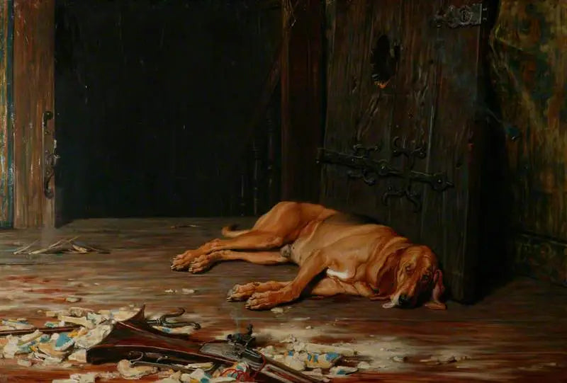 Der letzte der Garnison - Briton Rivière