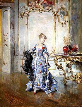 Der letzte Blick in den Spiegel - Giovanni Boldini