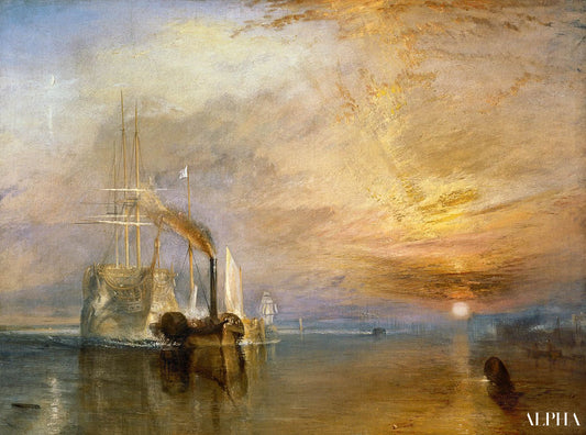 Le dernier voyage du téméraire - William Turner - Reproductions de tableaux et peintures haut de gamme