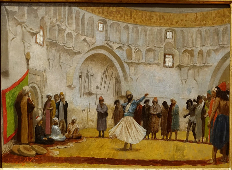 Der drehende Derwisch (Skizze) - Jean-Léon Gérôme