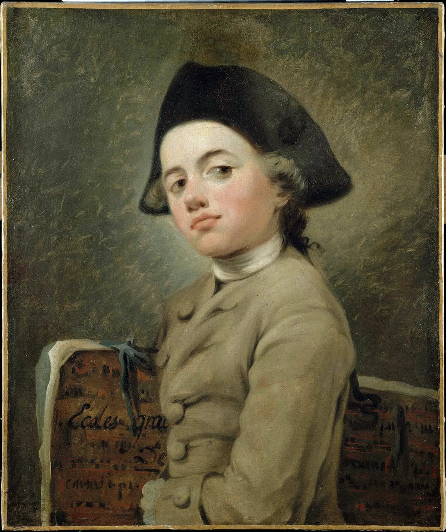 Der Zeichner, Brustbild - Nicolas-Bernard Lepicié