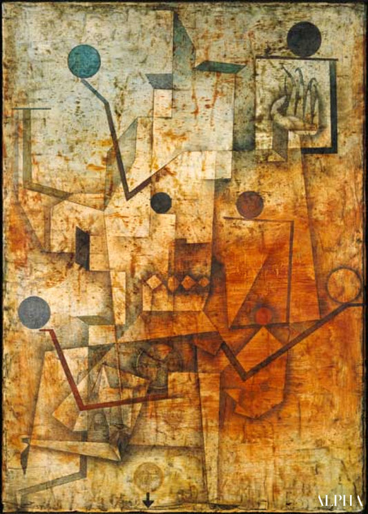 le diable jongle - Paul Klee - Reproductions de tableaux et peintures haut de gamme