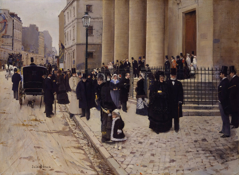 Der Sonntag, in der Nähe von Saint-Philippe-du-Roule - Jean Béraud