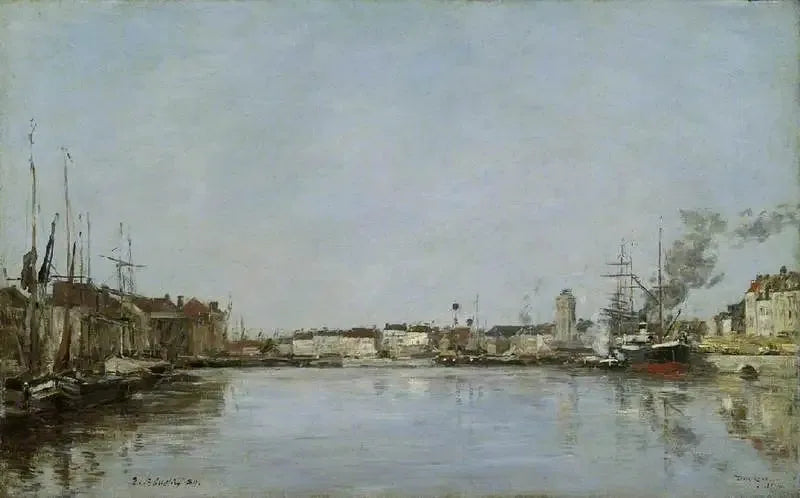 Der Holländische Dock, Dünkirchen - Eugène Boudin