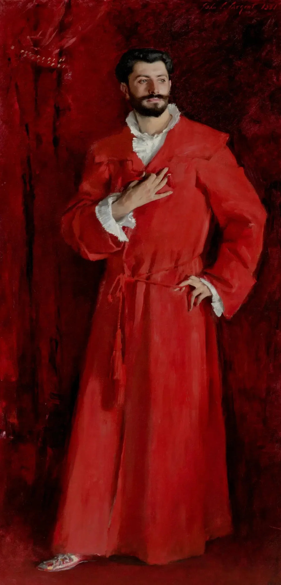 Der Doktor Pozzi zu Hause - John Singer Sargent
