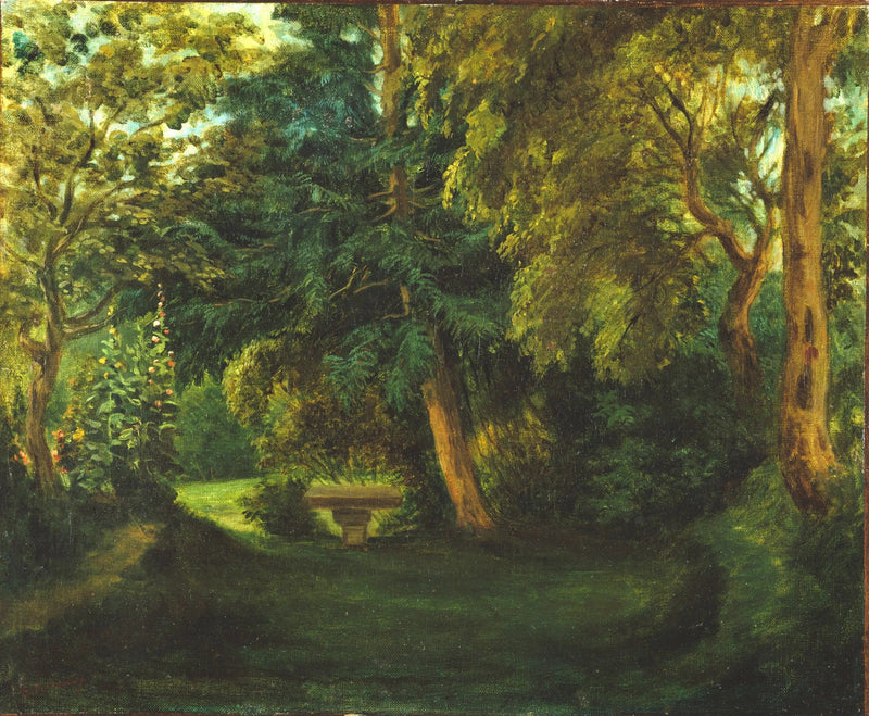 Das Anwesen von George Sand in Nohant - Eugène Delacroix