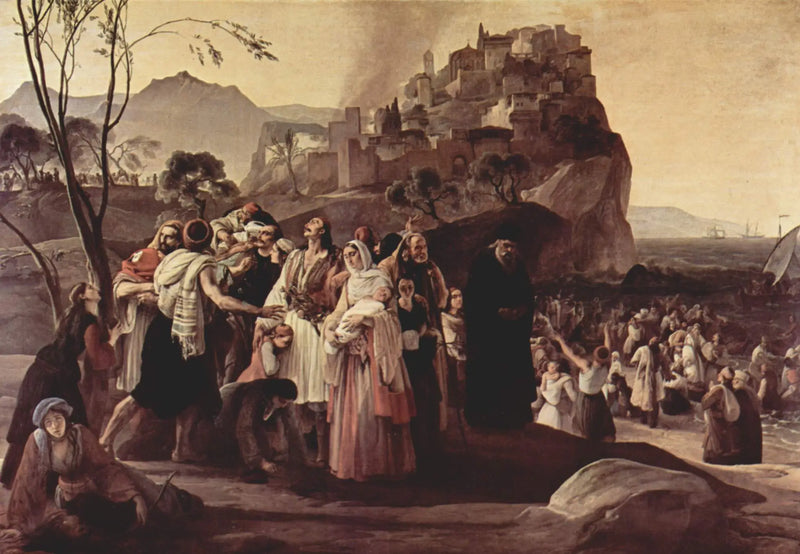 Das Drama von Parga - Francesco Hayez