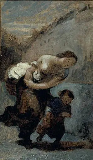 Die Last - Honoré Daumier