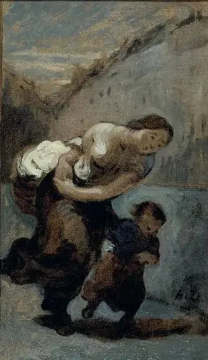 Die Last - Honoré Daumier