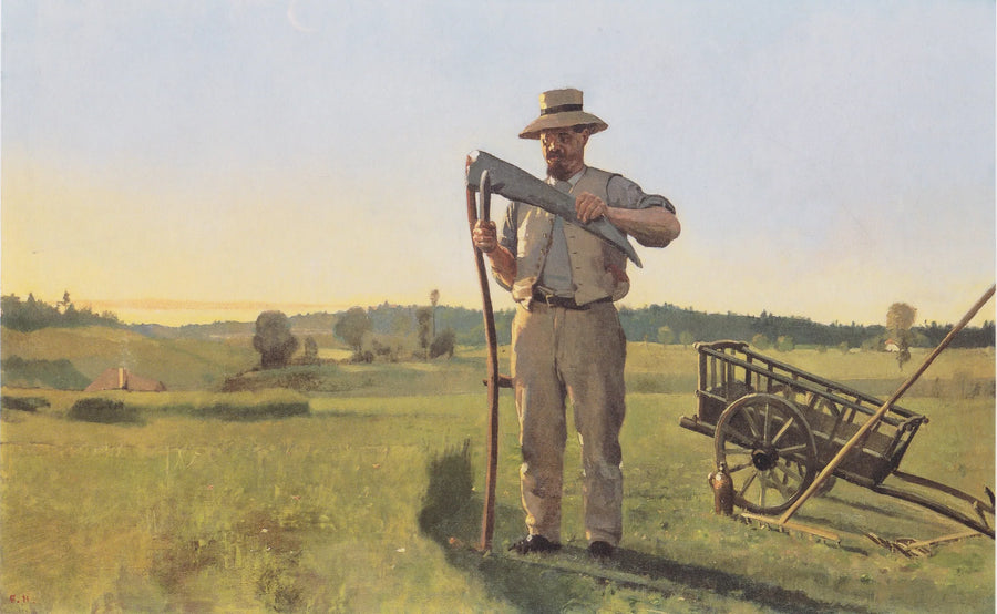 Der Mäher - Ferdinand Hodler